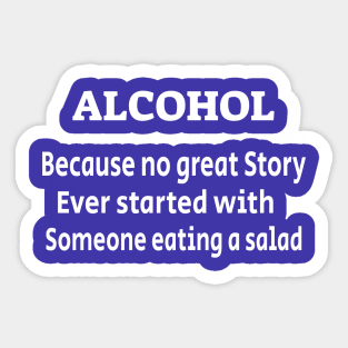 Alcohol Sticker